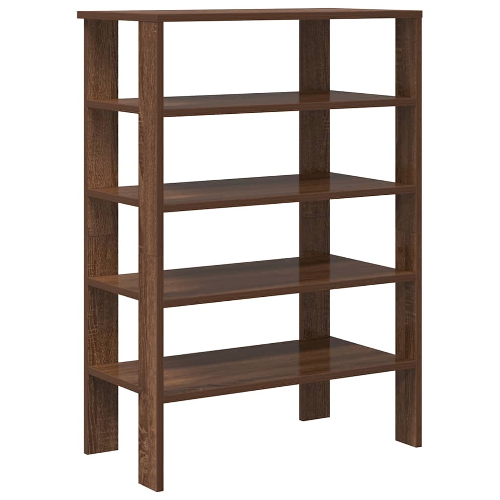 Vidaxx Schuhregal 61x32x87,5 cm, fertiges Holz, braune Eiche