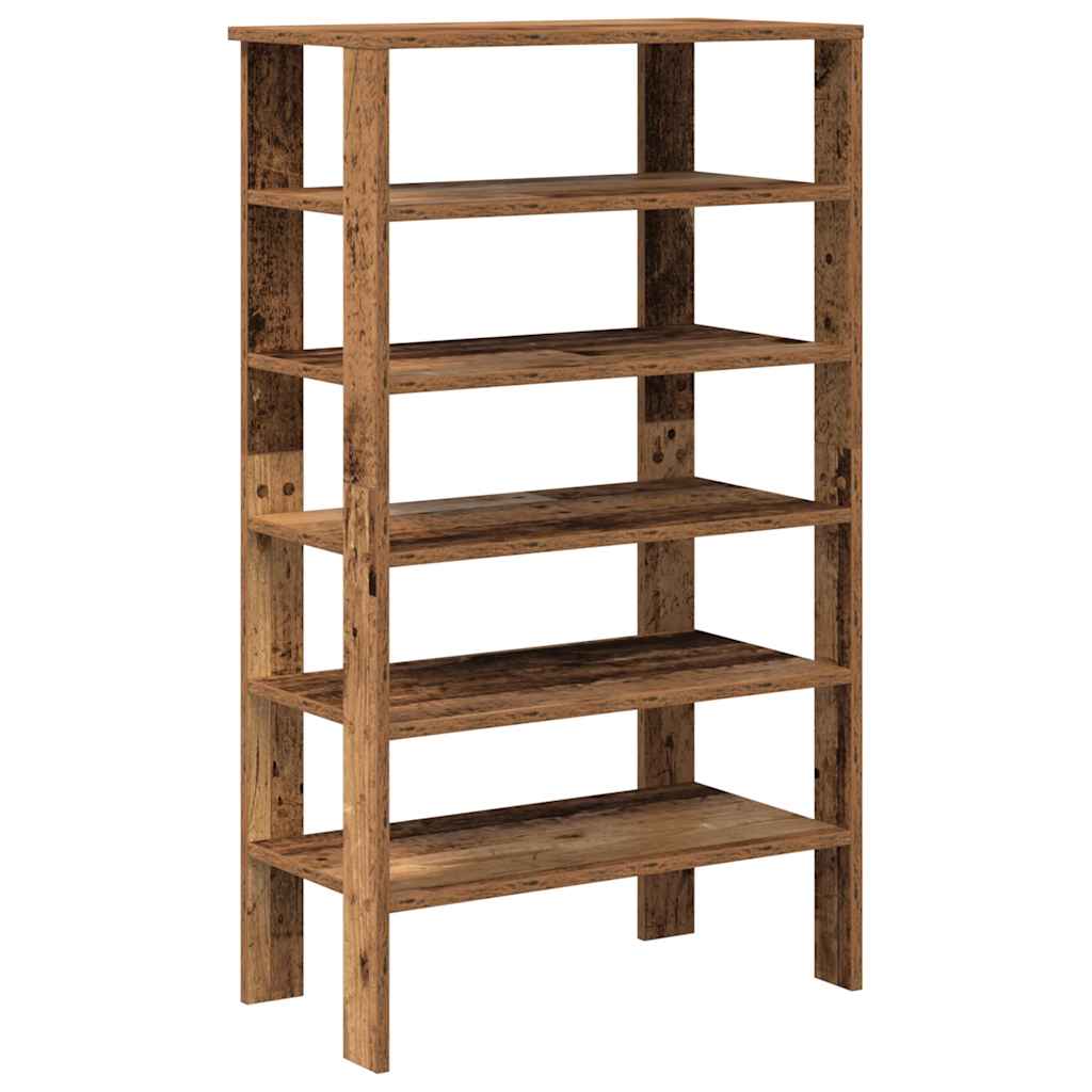 Vidaxx Schuhregal 61x32x105 cm fertiges Holz, altholzfarben