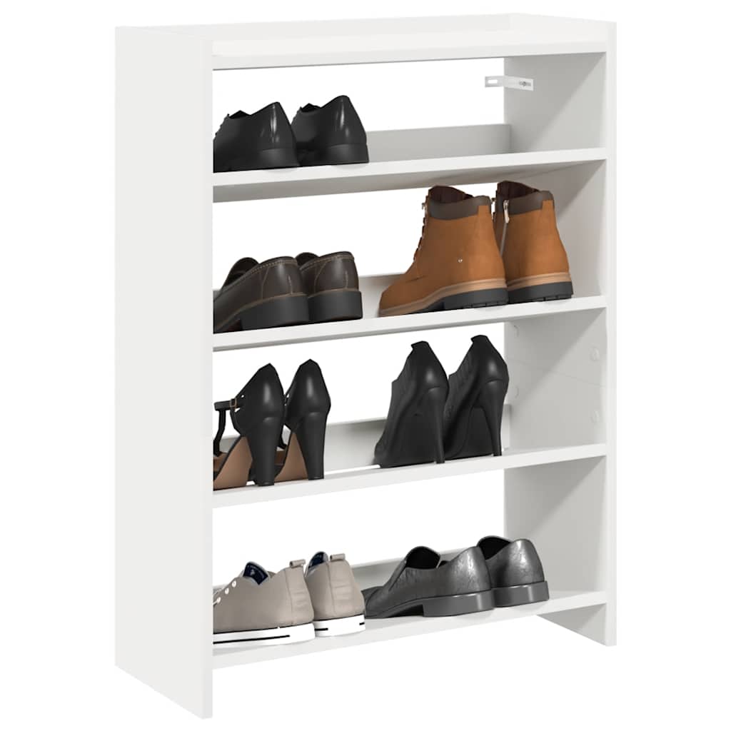 Vidaxx Schuhregal 60x25x81 cm lackiertes Holz weiß
