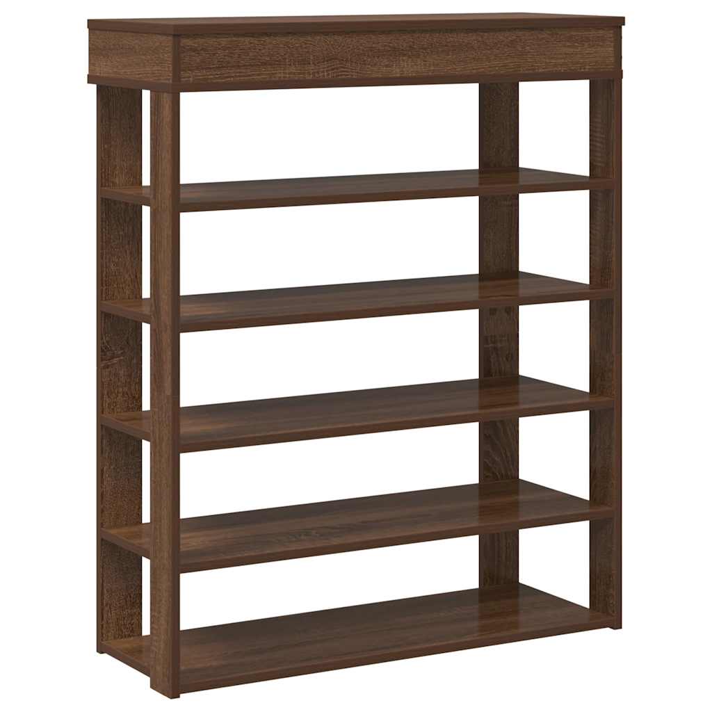 Vidaxx Schuhregal 80 x 30 x 98 cm, fertige Holzfarbe, braune Eiche