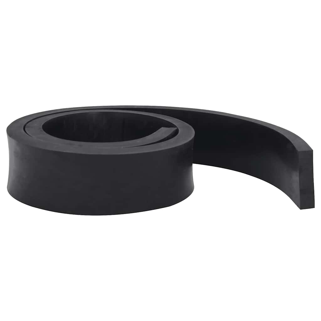 Vidaxxl Gummikante für Schneepflug 180x8x2 cm schwarz