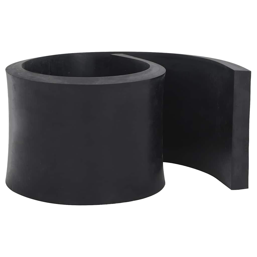 VidaXL Gummikante für Schneepflug 120x15x2 cm schwarz