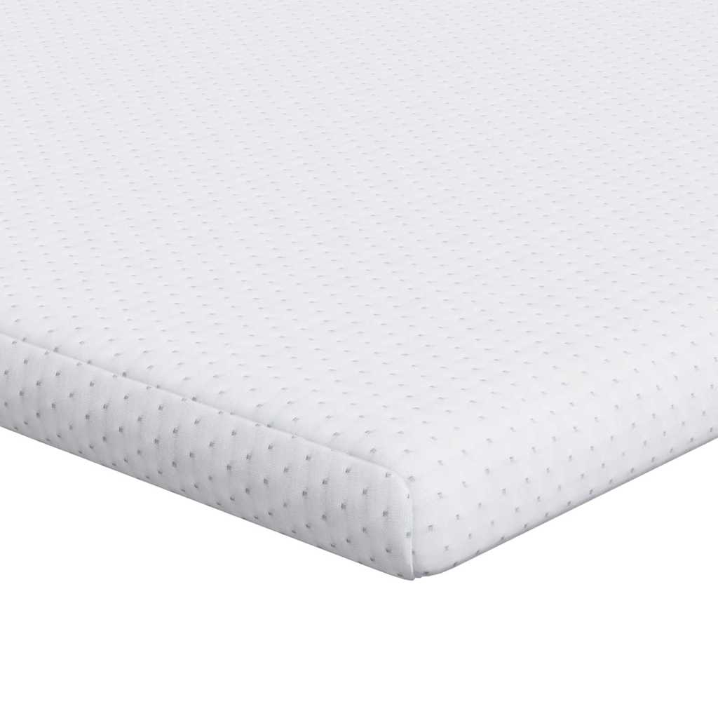 Vidaxl matrastopper wit 100 x 200 cm jacquard stof