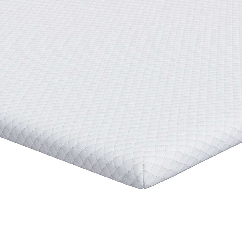 Vidaxl matrastopper wit 200 x 200 cm jacquard stof