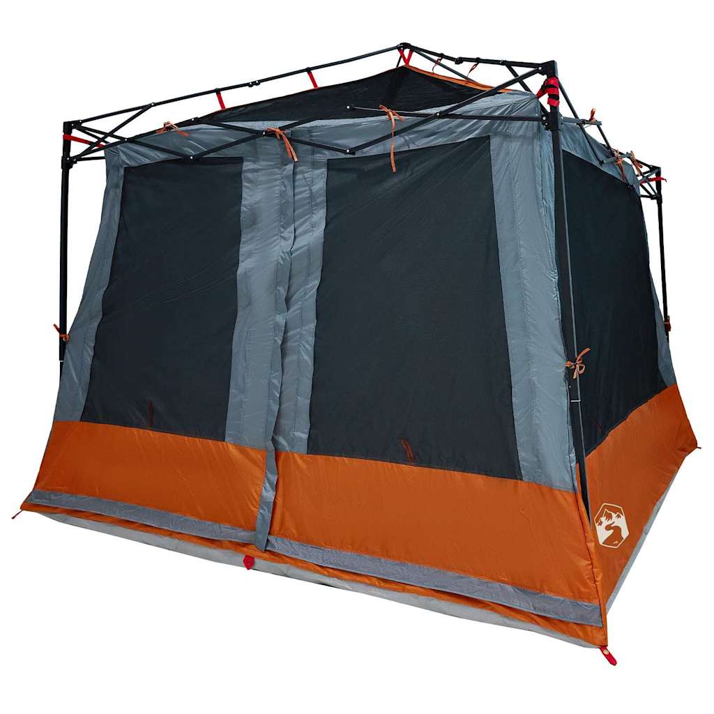 Vidaxl binnentent met dak grijs en oranje 291 x 291 x 240 cm taft