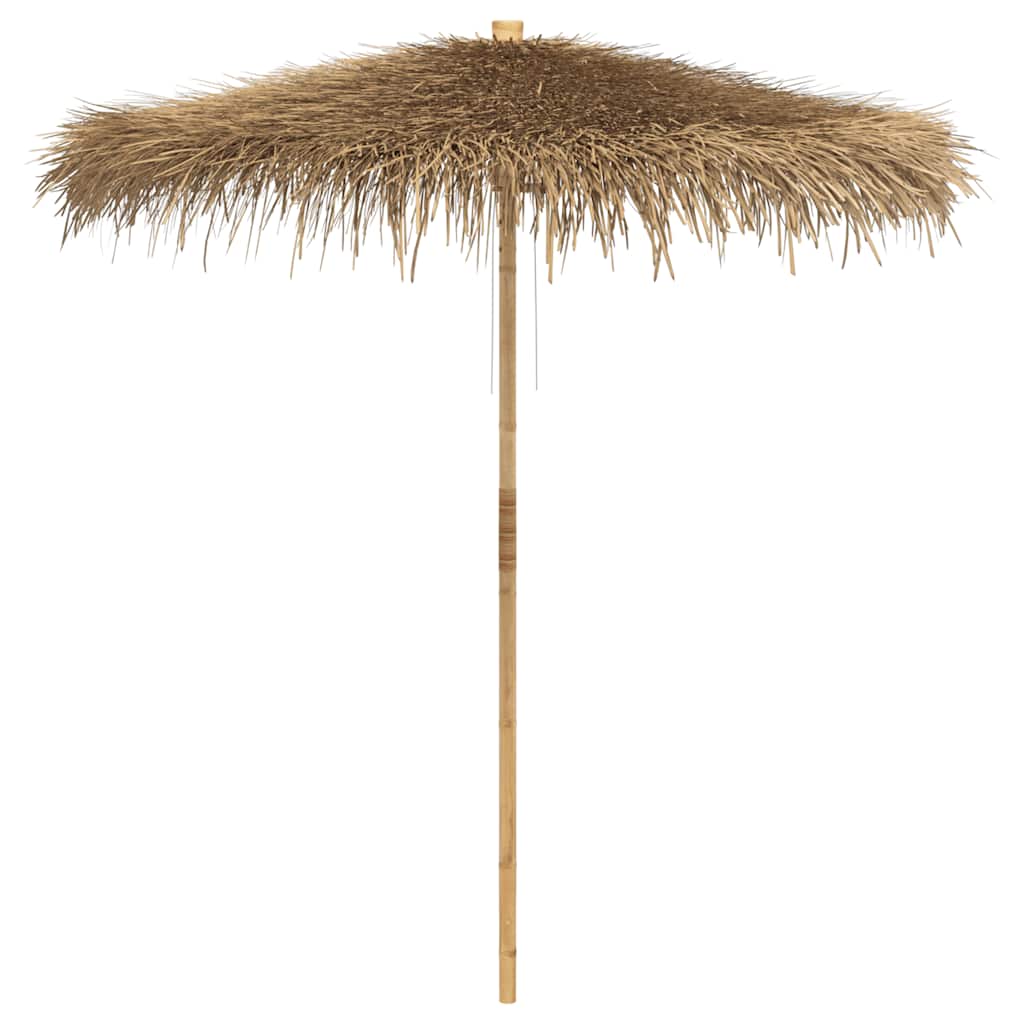 Vidaxl tiki paraplu met bananenblad luifel 240 cm bamboe