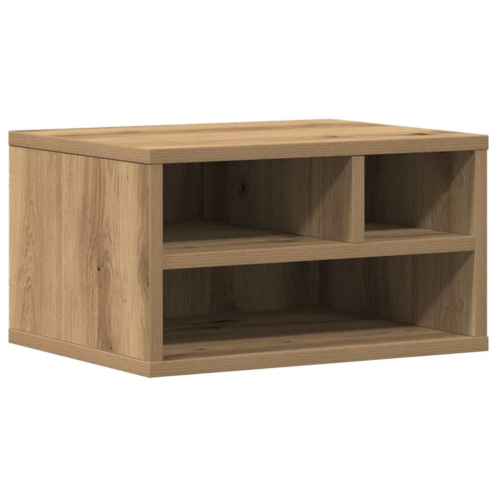 Vidaxl printerstand artisan eiken 40 x 32 x 22,5 cm bewerkt hout
