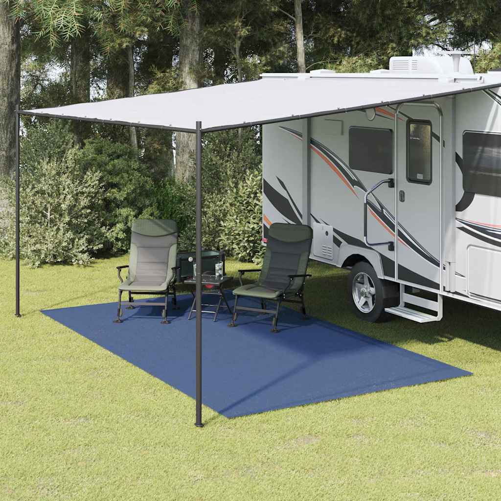 Vidaxl tenttapijt blauw 500 × 350 cm polyester