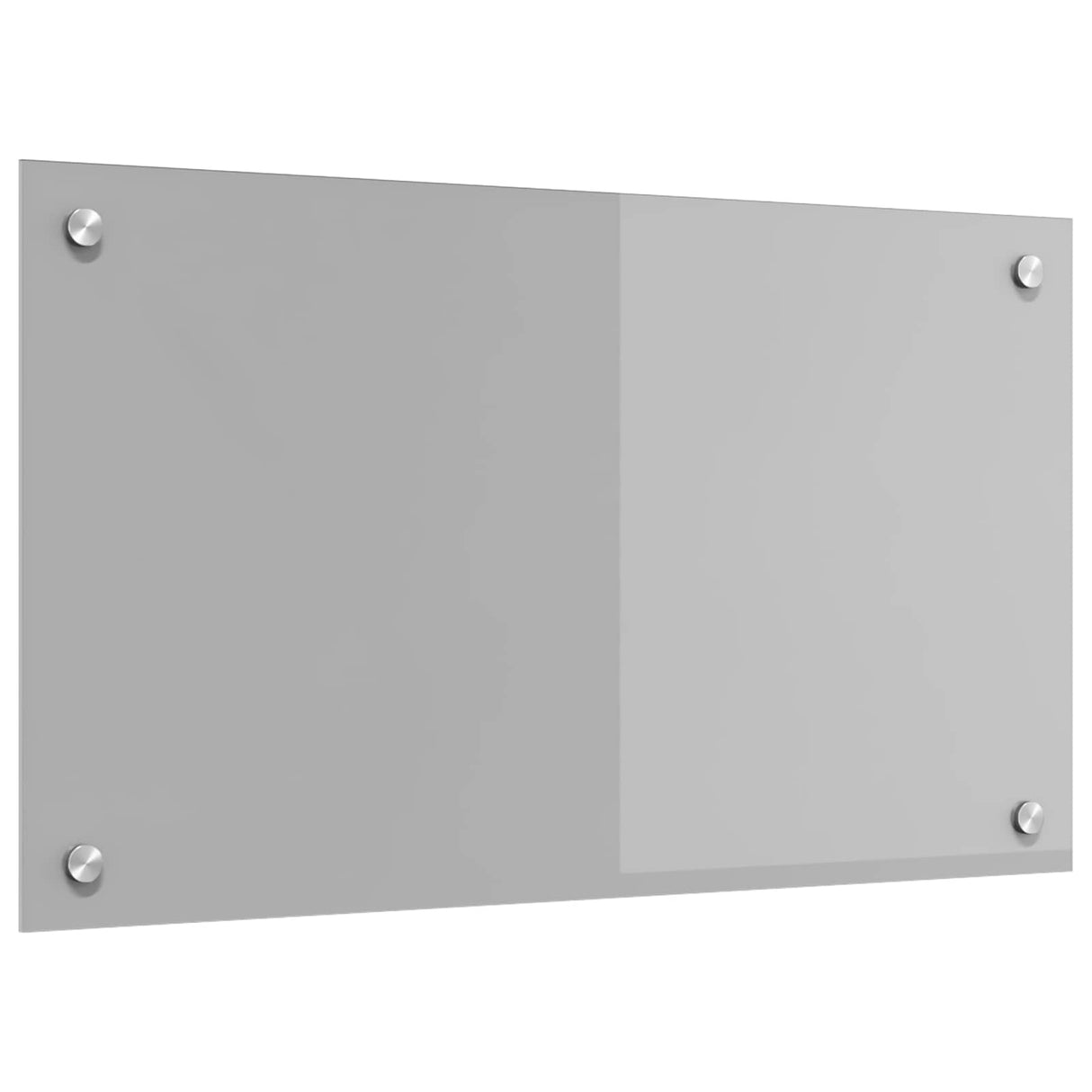 Vidaxl keuken spatscherm lichtgrijs 70 x 40 cm gehard glas