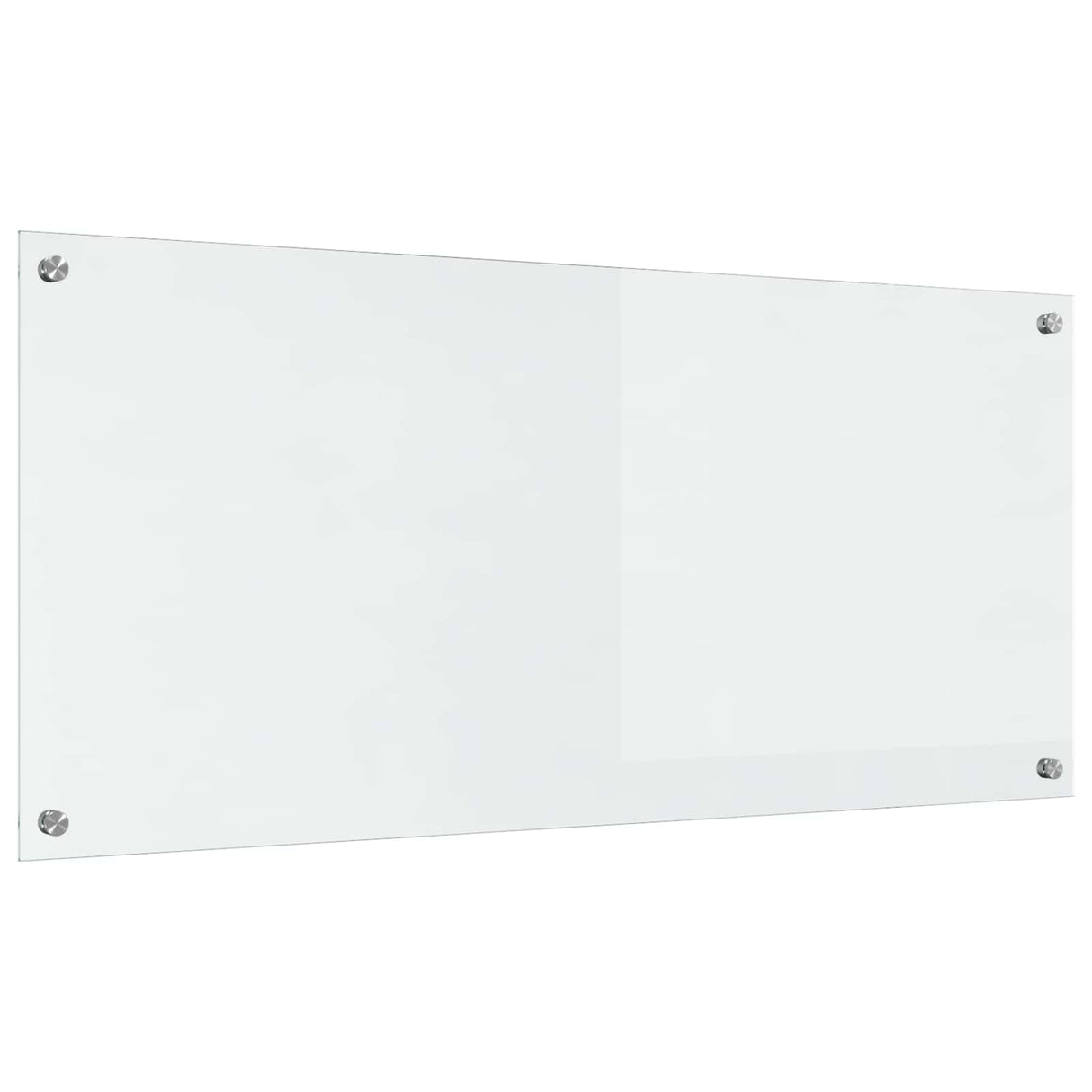 Vidaxl keuken spatscherm doorzichtig 110 x 50 cm gehard glas