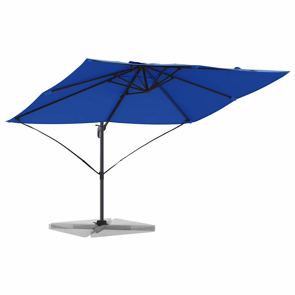 Vidaxl parasol azurblauw 351 x 250 x 260 cm polyester en aluminium