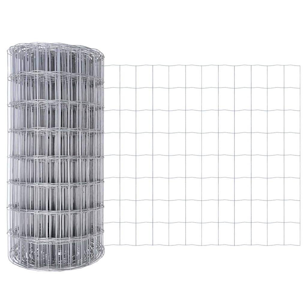 Vidaxl euro hek 0,8 x 10 m pvc-gecoat ijzer