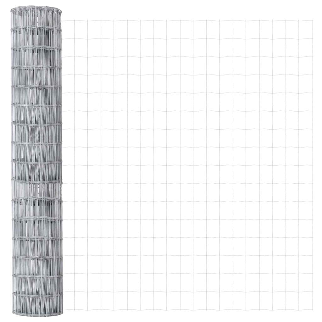 Vidaxl euro hek 1,6 x 10 m pvc-gecoat ijzer