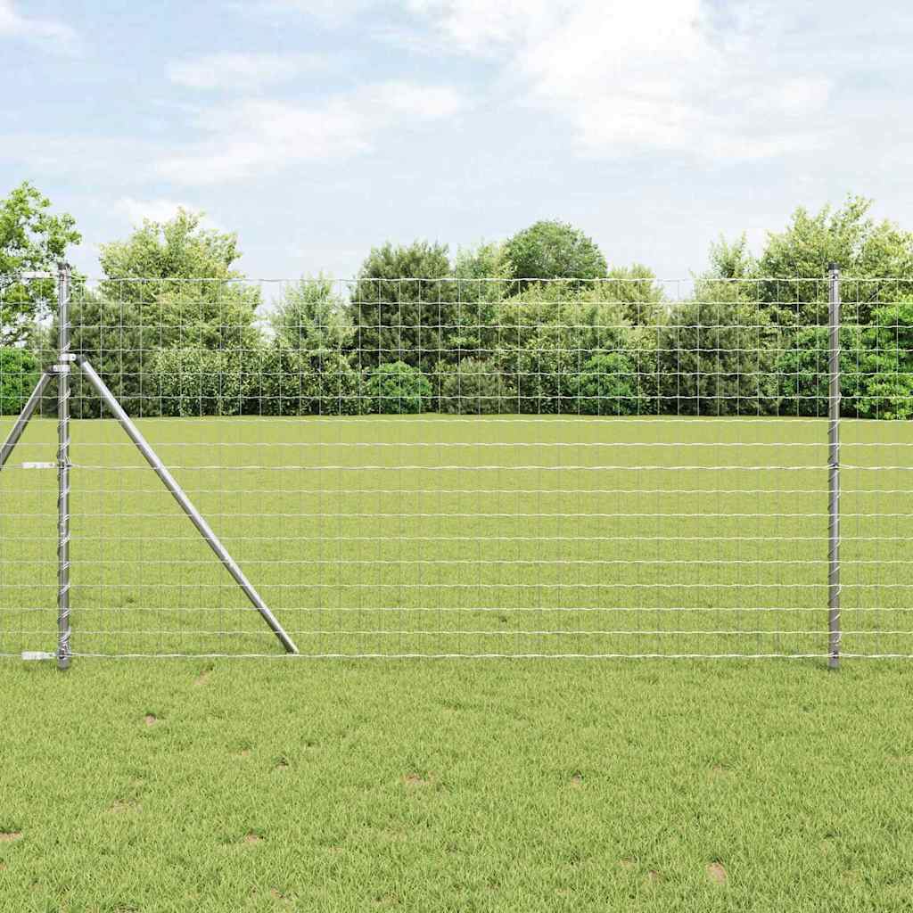 Vidaxl euro hek 1 x 25 m pvc-gecoat ijzer