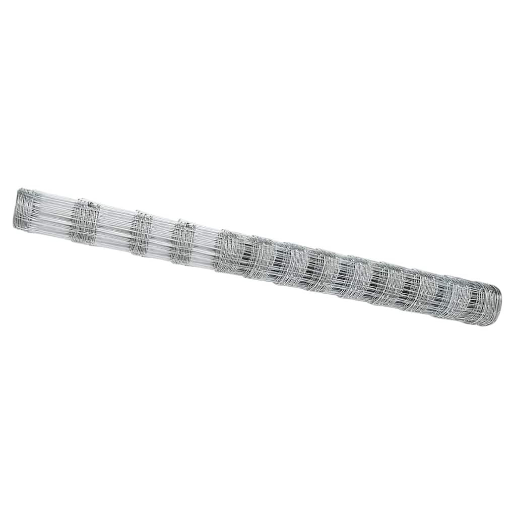 Vidaxl weidehekwerk zilver 25 x 1,5 m gegalvaniseerd staal