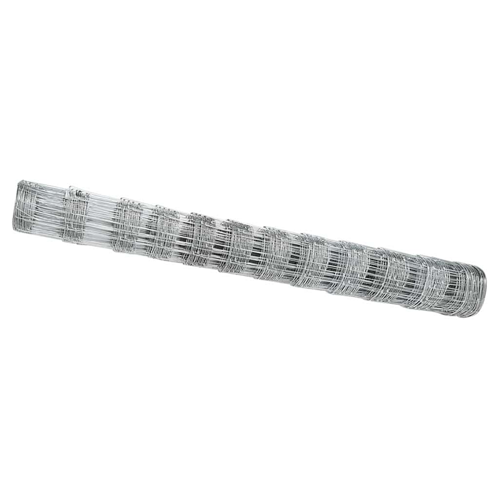Vidaxl weidehekwerk zilver 50 x 1,2 m gegalvaniseerd staal