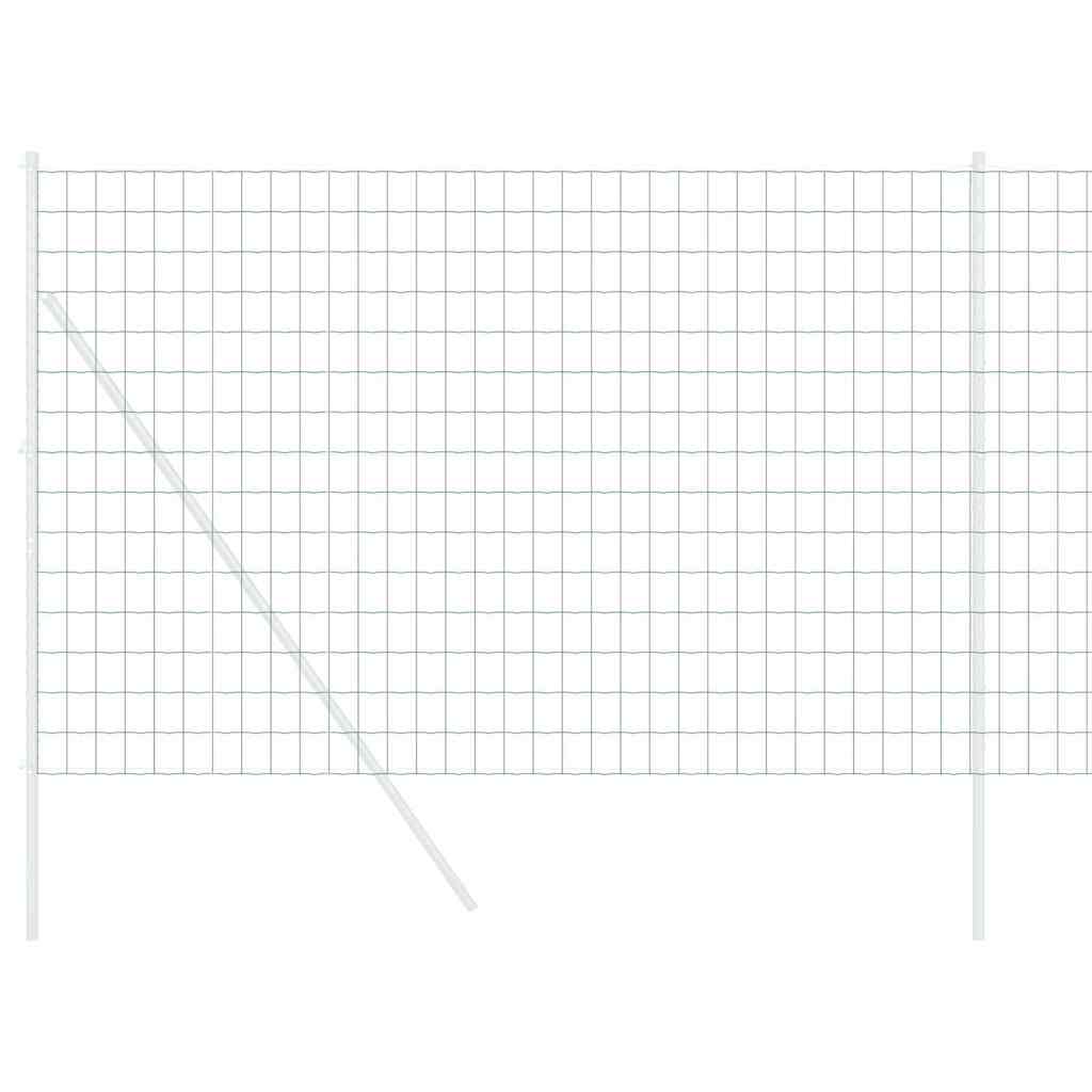Vidaxl euro hek groen 1,6 x 10 m pvc-gecoat ijzer
