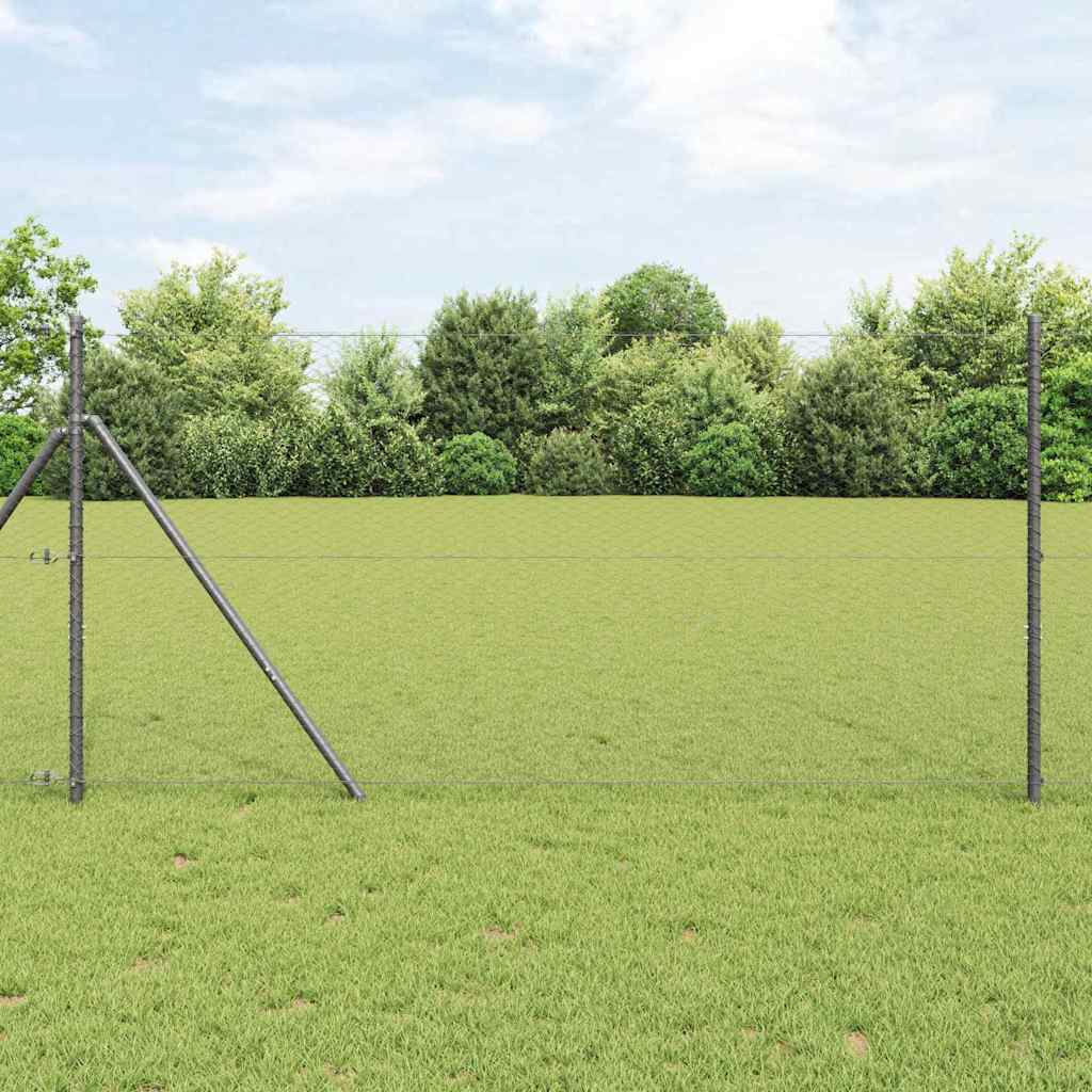 Vidaxl hexagon hek grijs 1,4 x 50 m pvc