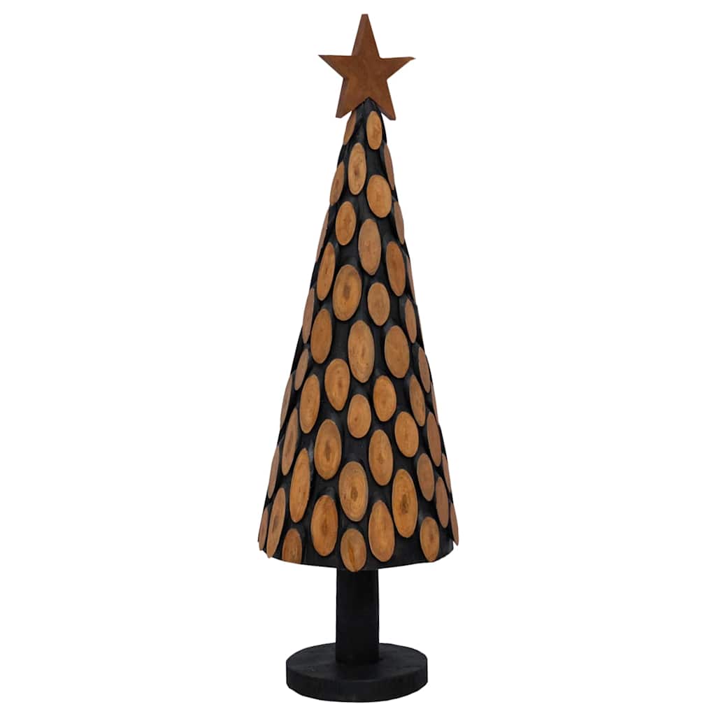 Vidaxl kerstboom met standaard bruin 149 cm massief teakhout