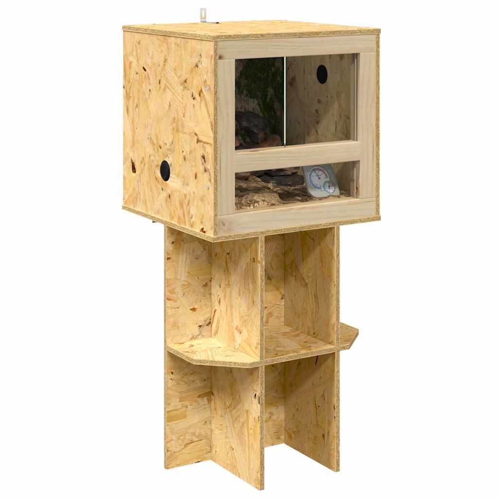 Vidaxl terrarium bruin 40 x 40 x 90 cm osb