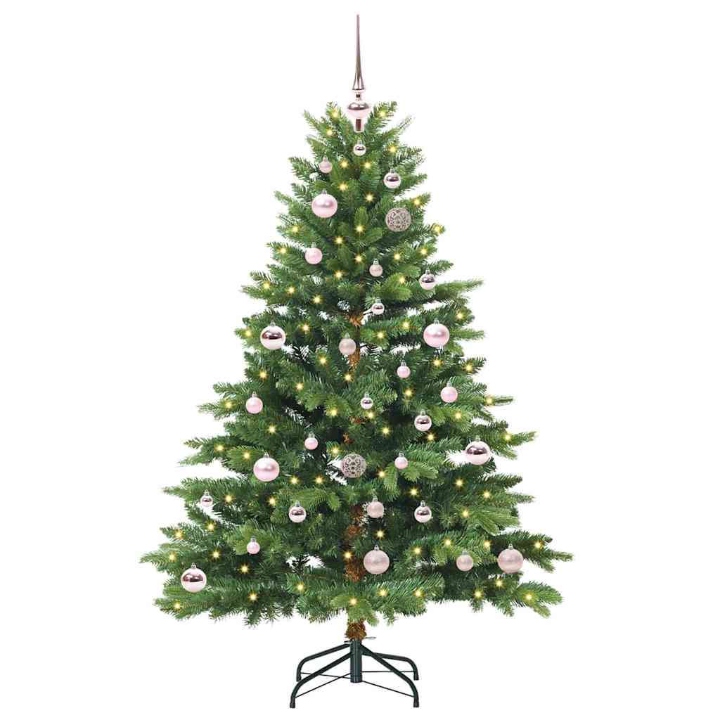 Vidaxl kunstkerstboom met 150 led met standaard groen 150 cm pe en pvc
