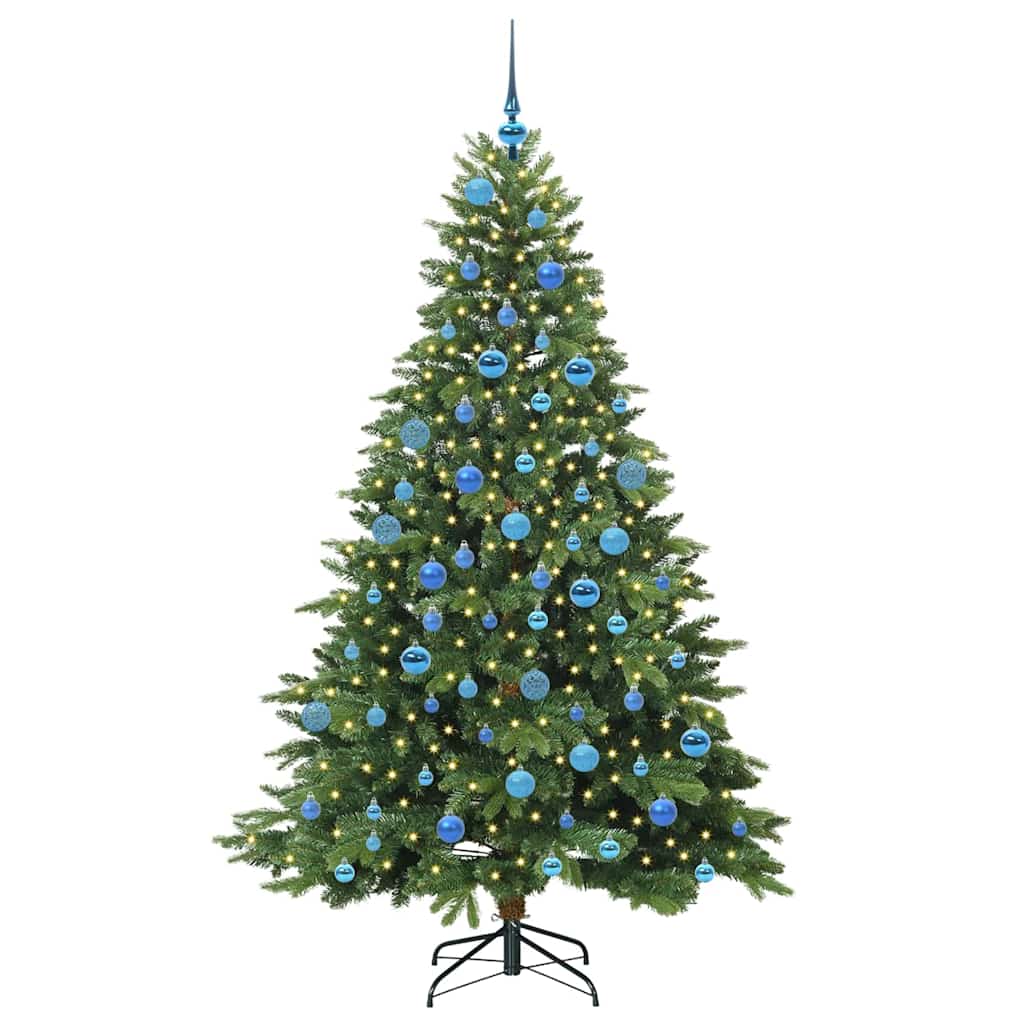 Vidaxl kunstkerstboom met 300 led met standaard groen 180 cm pe en pvc