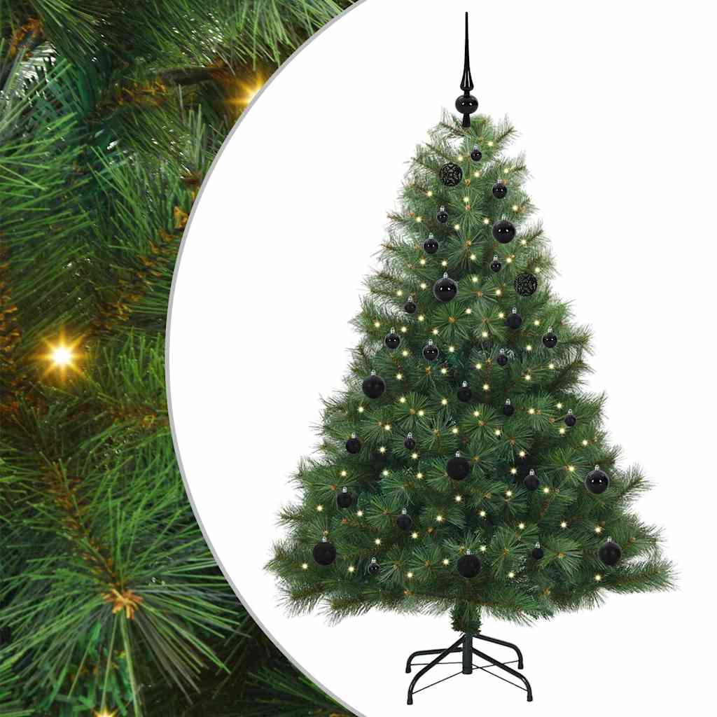 Vidaxl kunstkerstboom met 150 led met standaard groen 150 cm pe en pvc