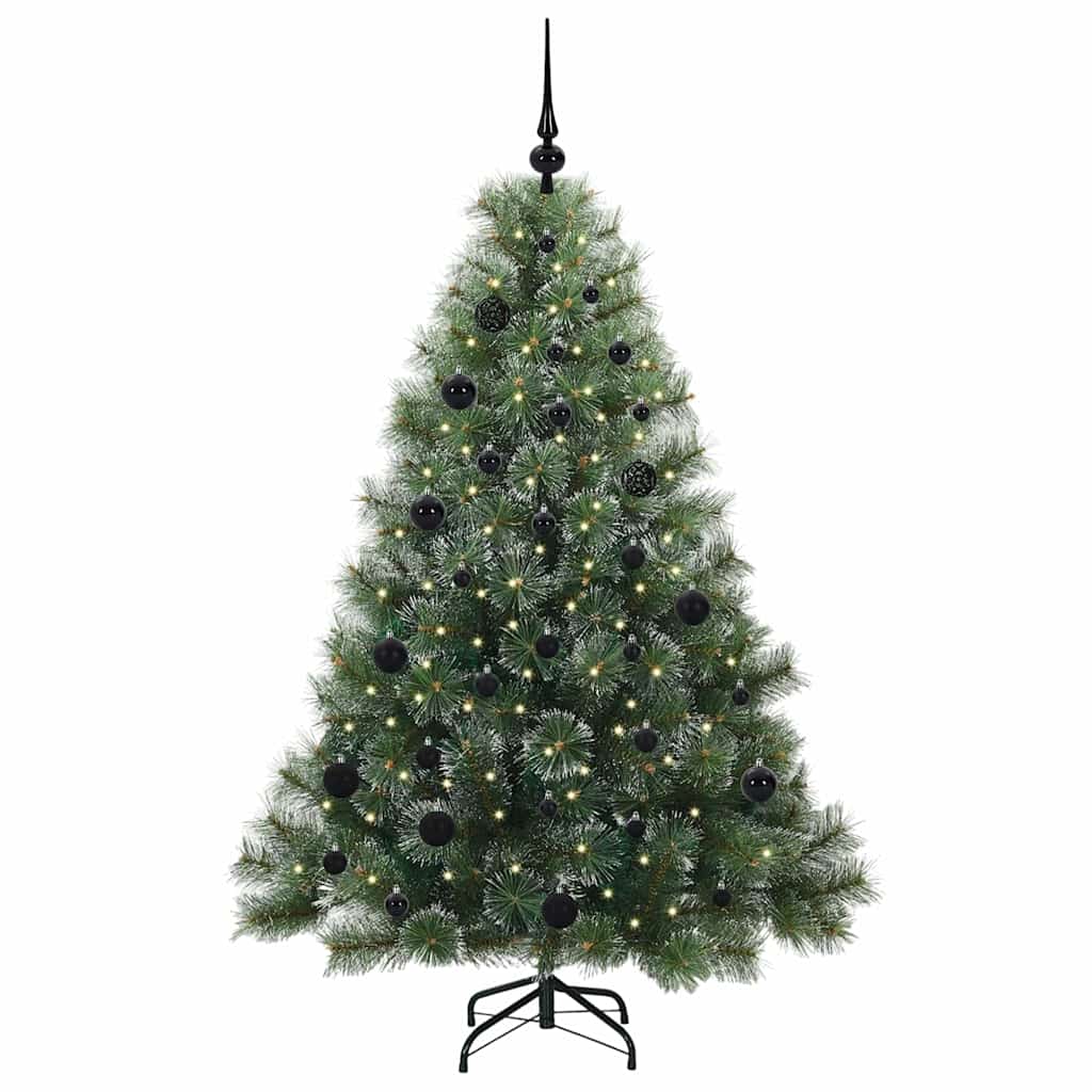 Vidaxl kunstkerstboom met 150 led met standaard groen 150 cm pe en pvc