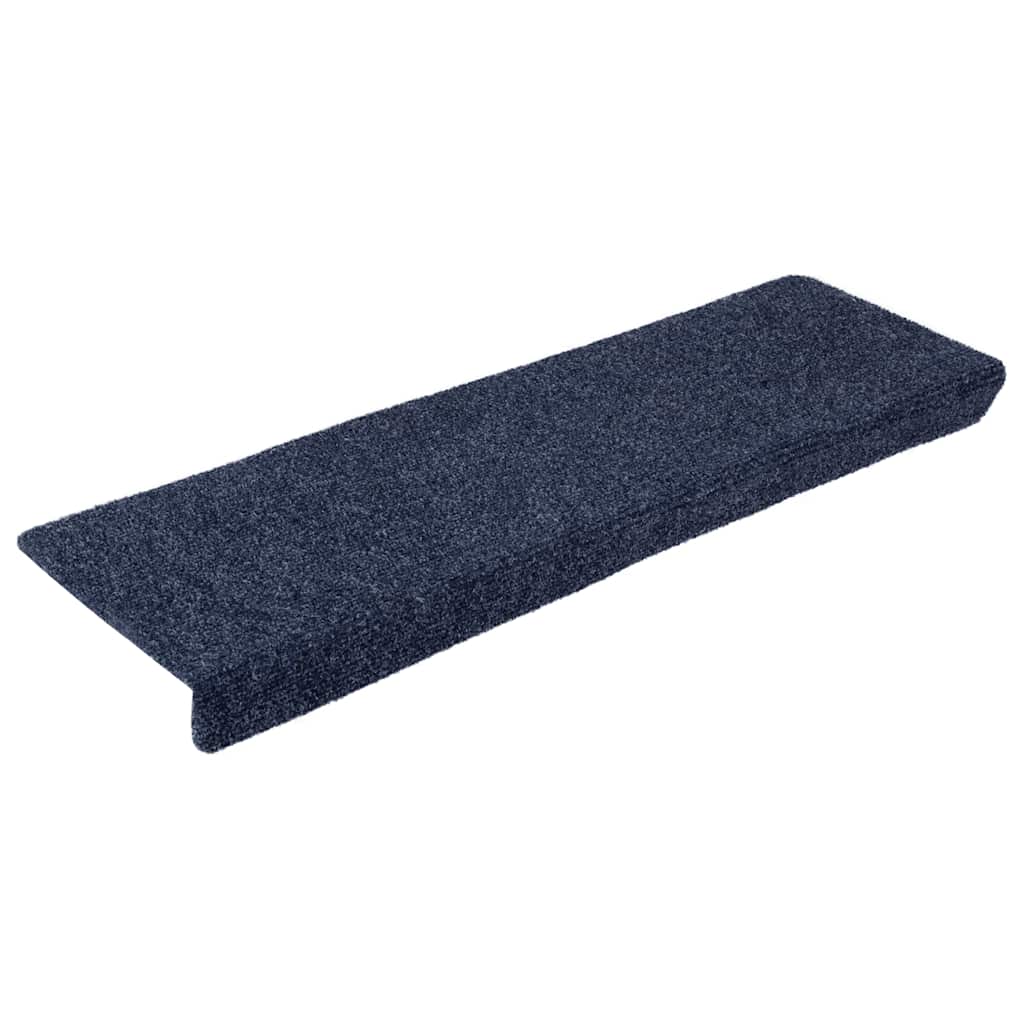 Vidaxl trapmatten zelfklevend 20 stuks 65x21x4 cm antraciet rechthoekige rand