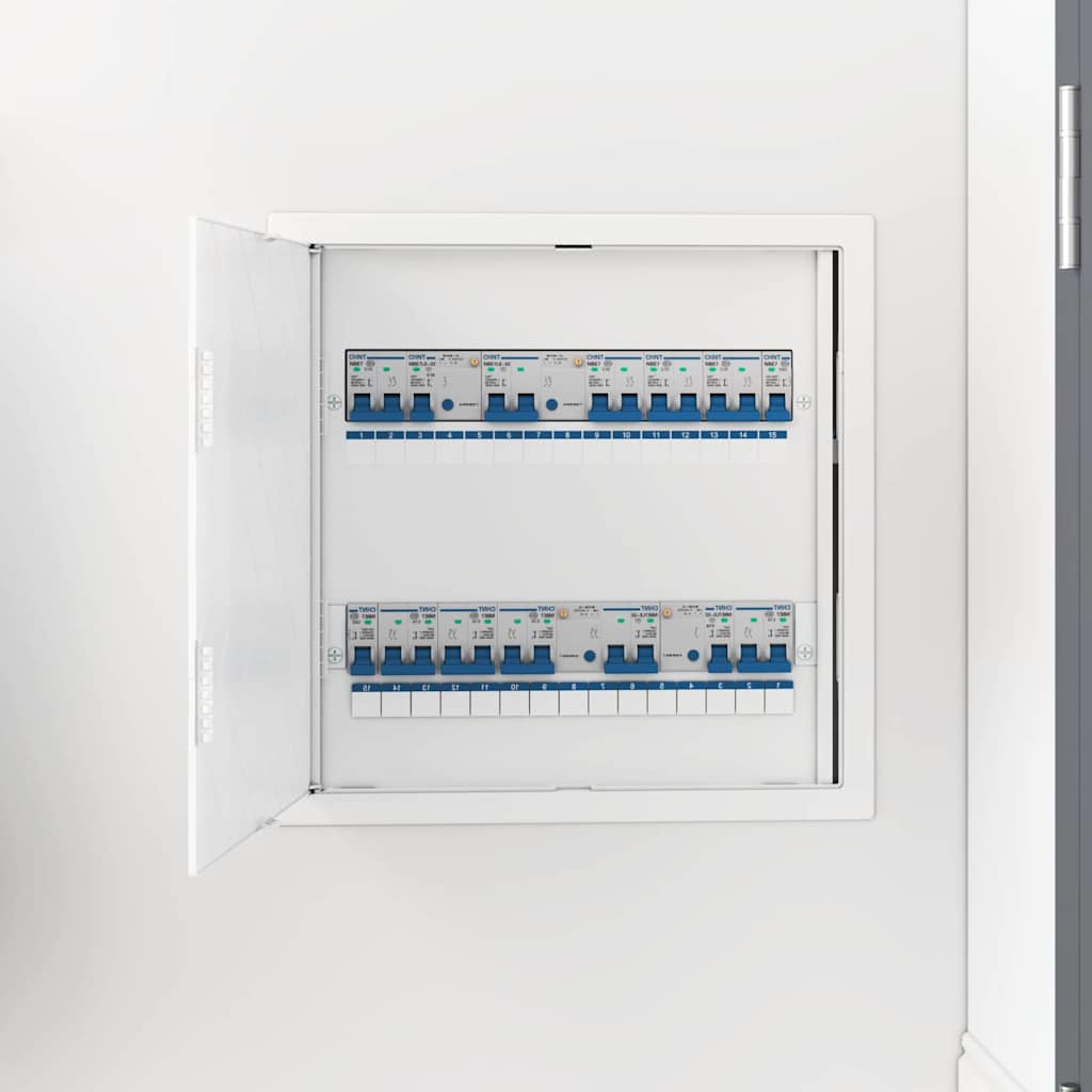 Vidaxl toegangs-panelen wit 40 x 40 cm abs kunststof