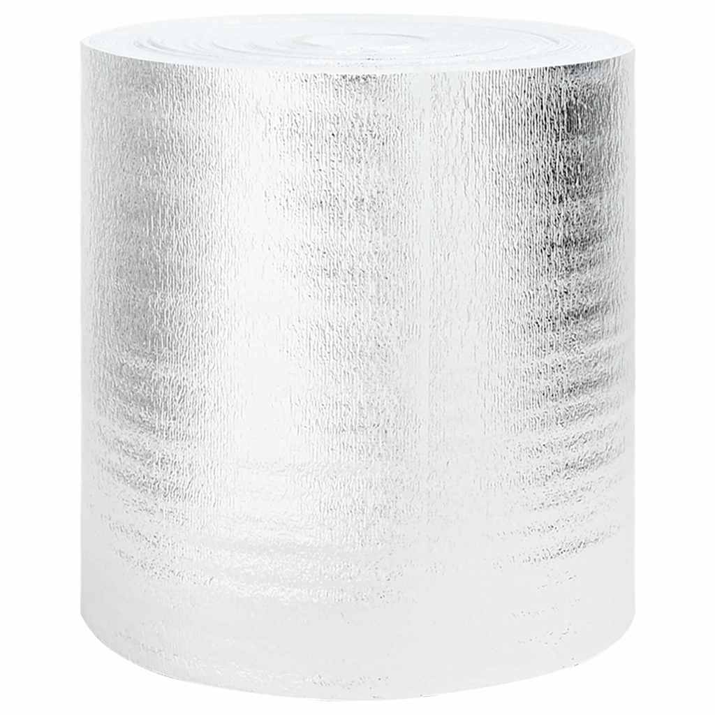 Vidaxl radiatorfolie zilver 10 x 0,5 m polyetheen
