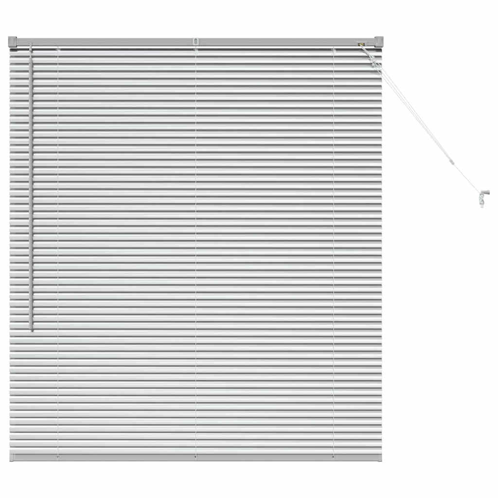 Vidaxl venetiaanse jaloezieën zilver 130 x 115 cm aluminium