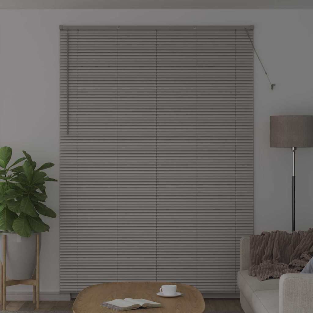 Vidaxl venetiaanse jaloezieën zilver 220 x 155 cm aluminium
