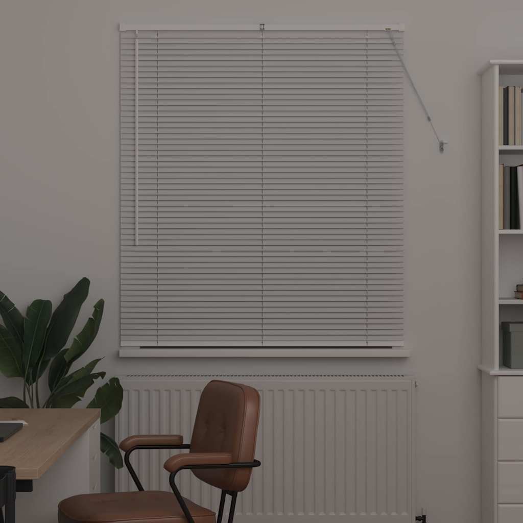 Vidaxl venetiaanse jaloezieën wit 130 x 115 cm aluminium