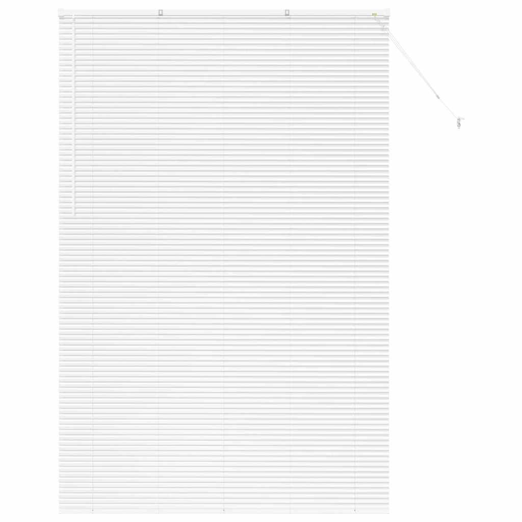Vidaxl venetiaanse jaloezieën wit 220 x 140 cm aluminium