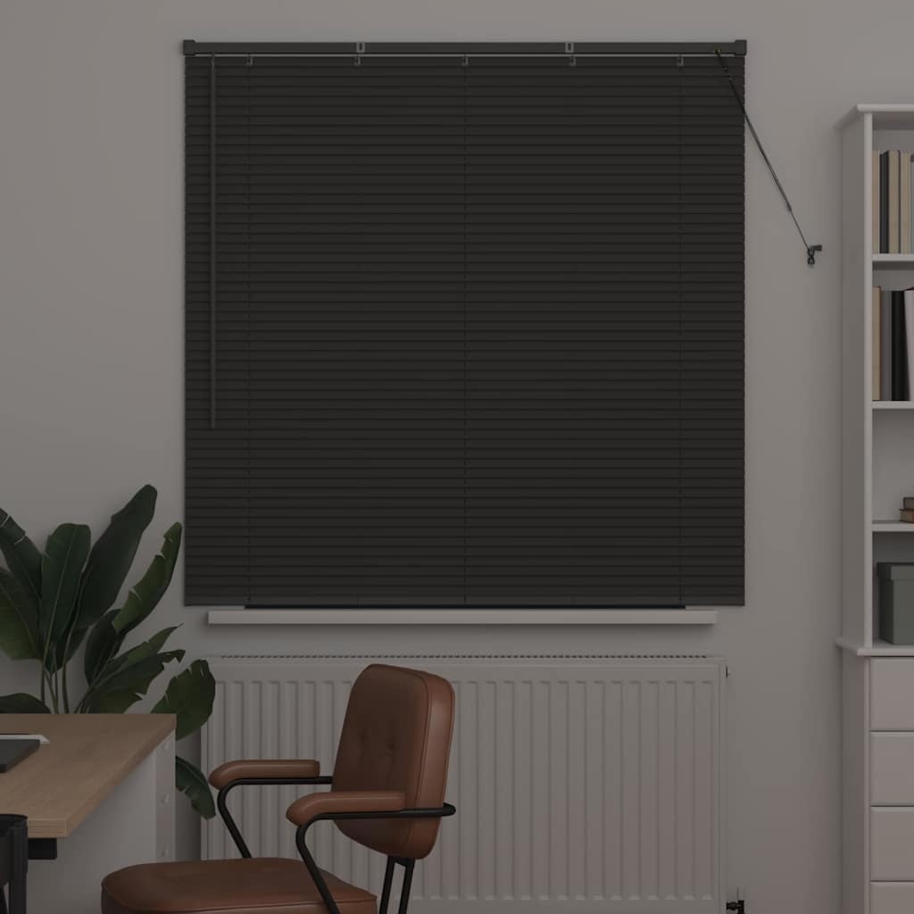 Vidaxl venetiaanse jaloezieën donkergrijs 130 x 135 cm aluminium
