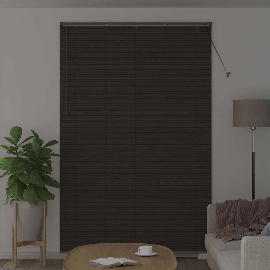 Vidaxl venetiaanse jaloezieën donkergrijs 220x150cm aluminium