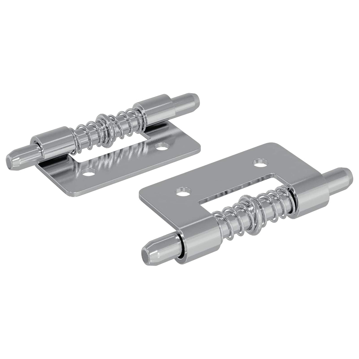 Vidaxl latch 2 pcs zilver 46 x 17 x 1,2 mm staal