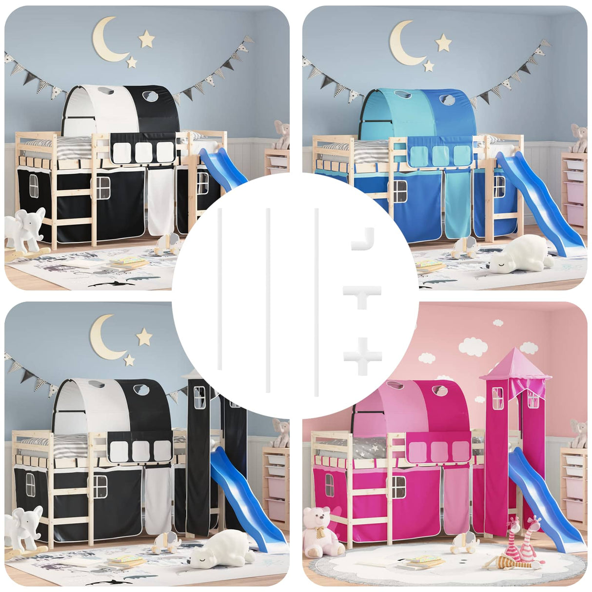 Vidaxl pvc pijp 29 pcs wit pp en pe