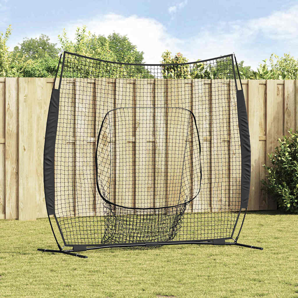 Vidaxl honkbaloefennet zwart 250 x 106 x 209 cm polyester