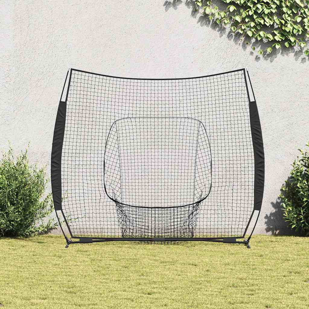 Vidaxl honkbaloefennet zwart 250 x 106 x 209 cm polyester