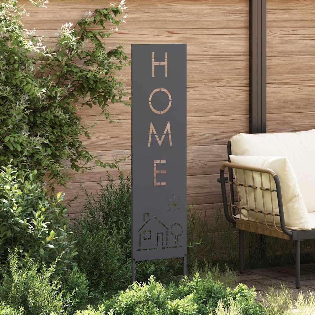 Vidaxl tuin privacy screen antraciet 32 x 140 cm koudgewalst staal