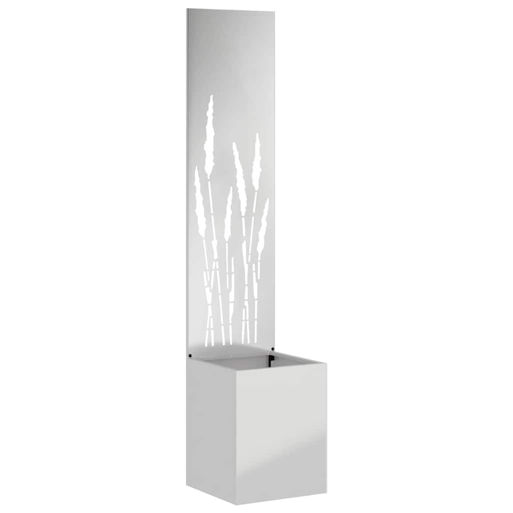 Vidaxl tuin privacy screen zilver 32 x 140 cm gegalvaniseerd staal