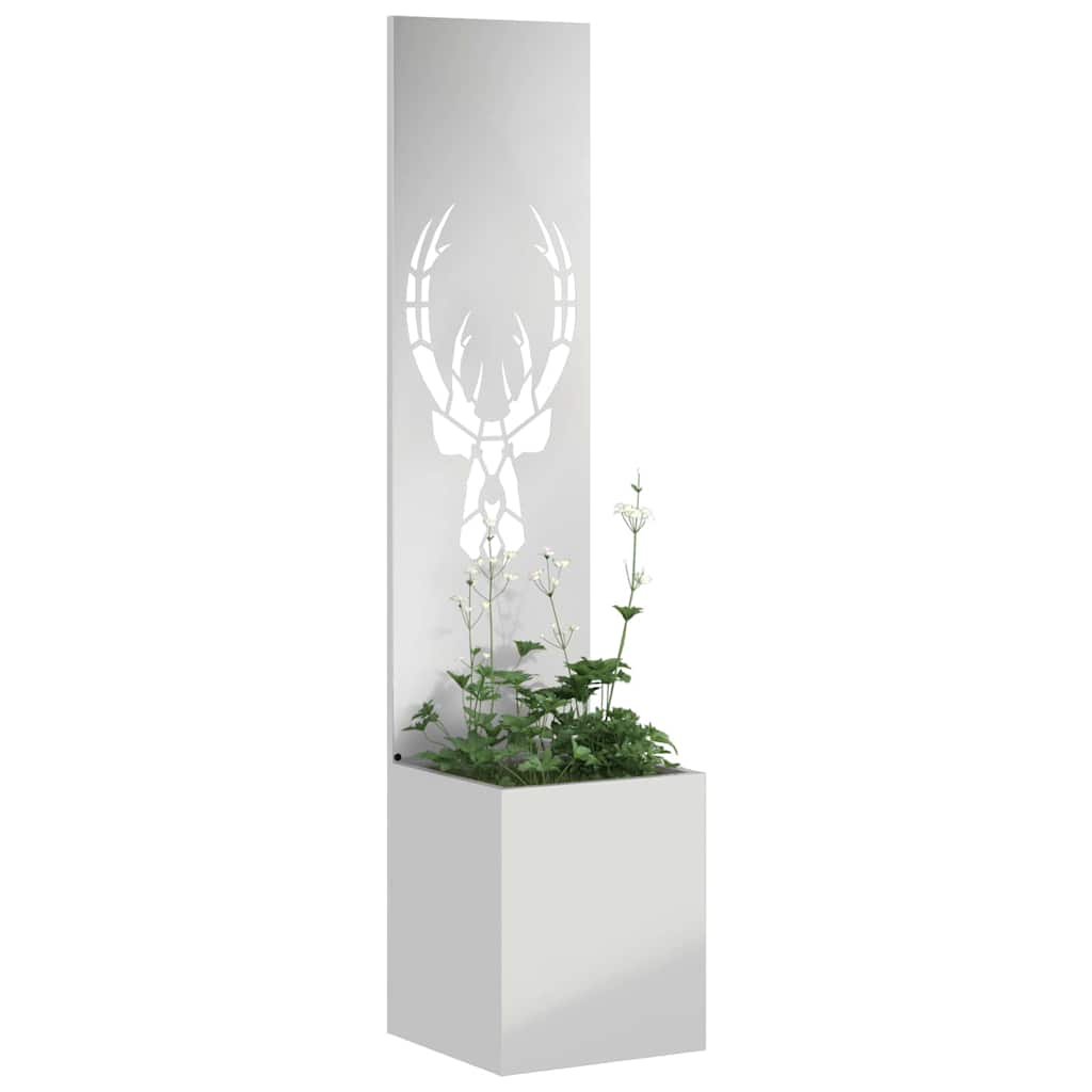 Vidaxl tuin privacy screen dierenprint zilver 32 x 32 x 150 cm