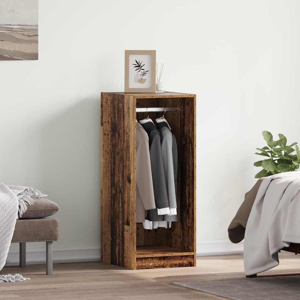 Vidaxl kledingkast met plank met opslag oudhout 41 x 48 x 102 cm