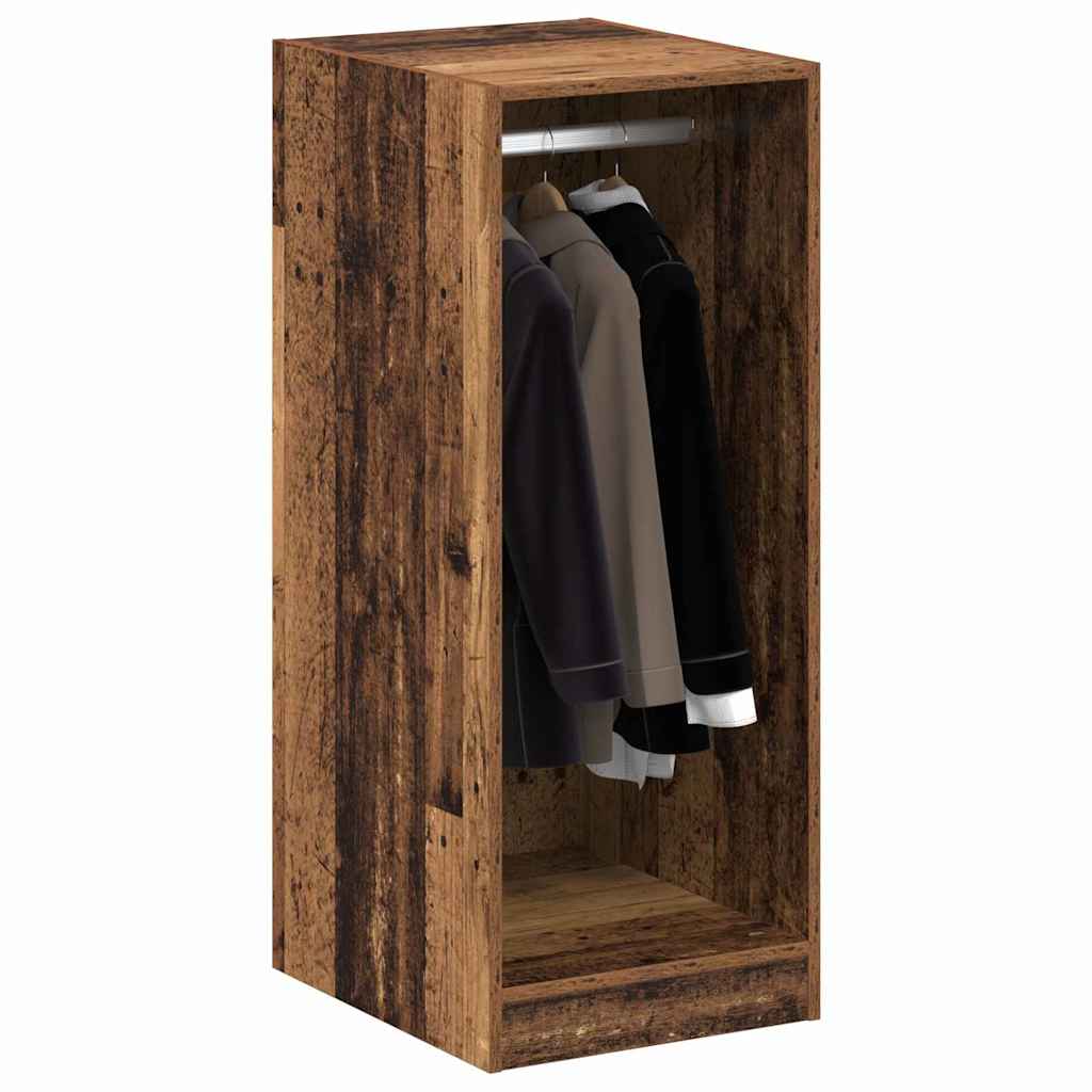 Vidaxl kledingkast met plank met opslag oudhout 41 x 48 x 102 cm