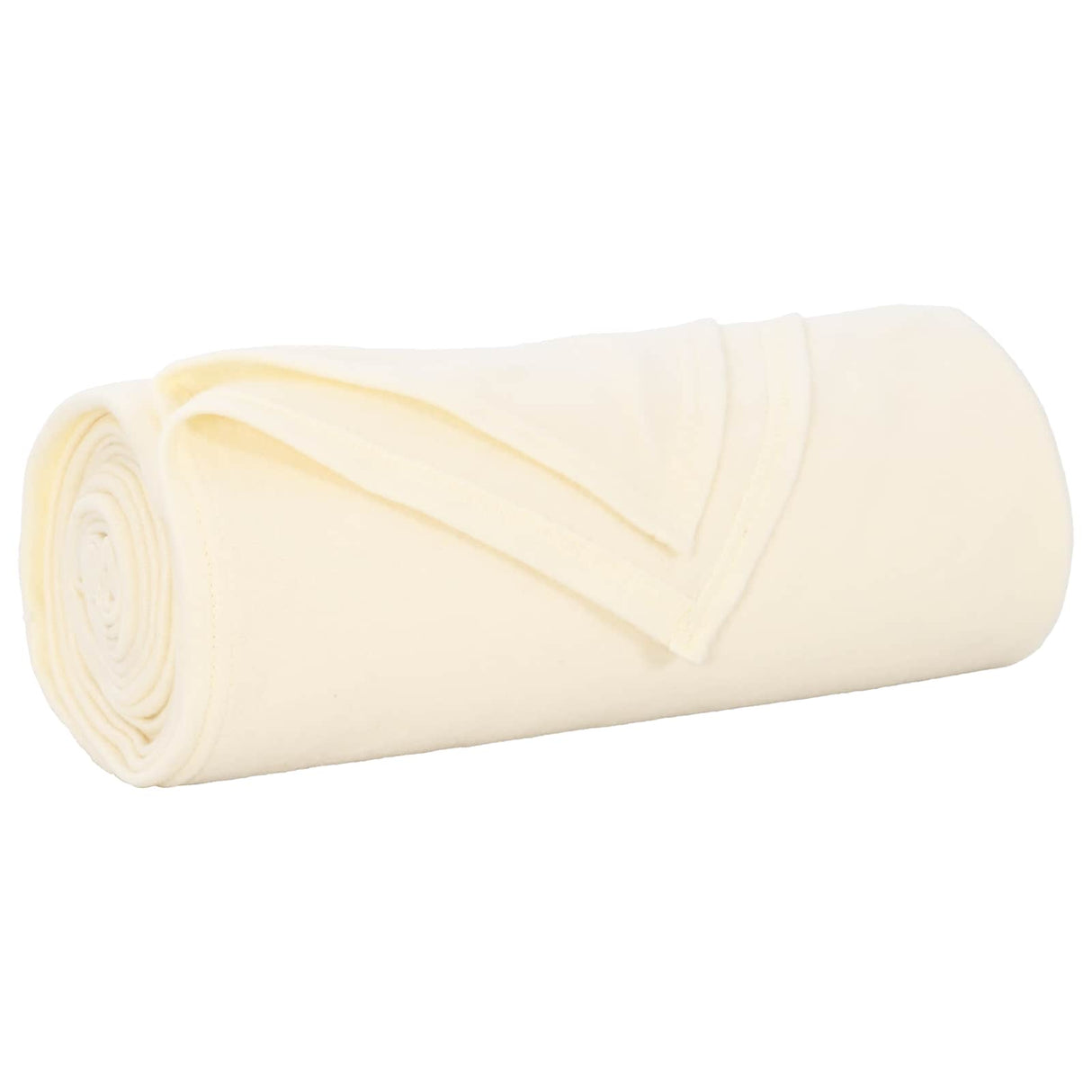 Vidaxl gooi deken crème 170 x 130 cm fleece