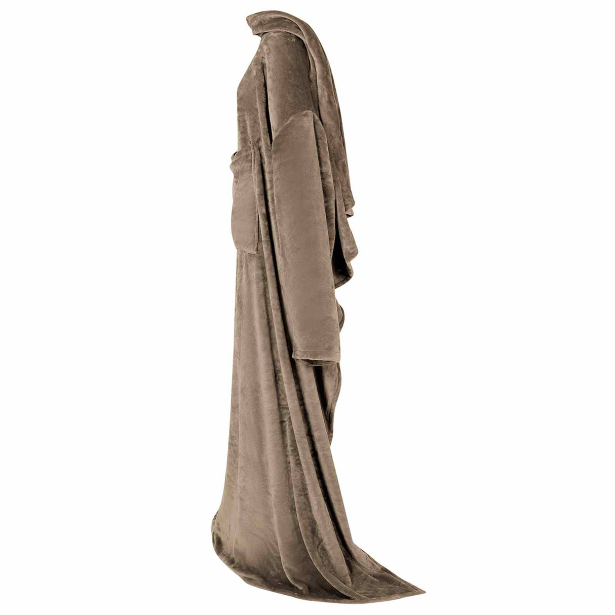Vidaxl deken hoodie kameel f flanel