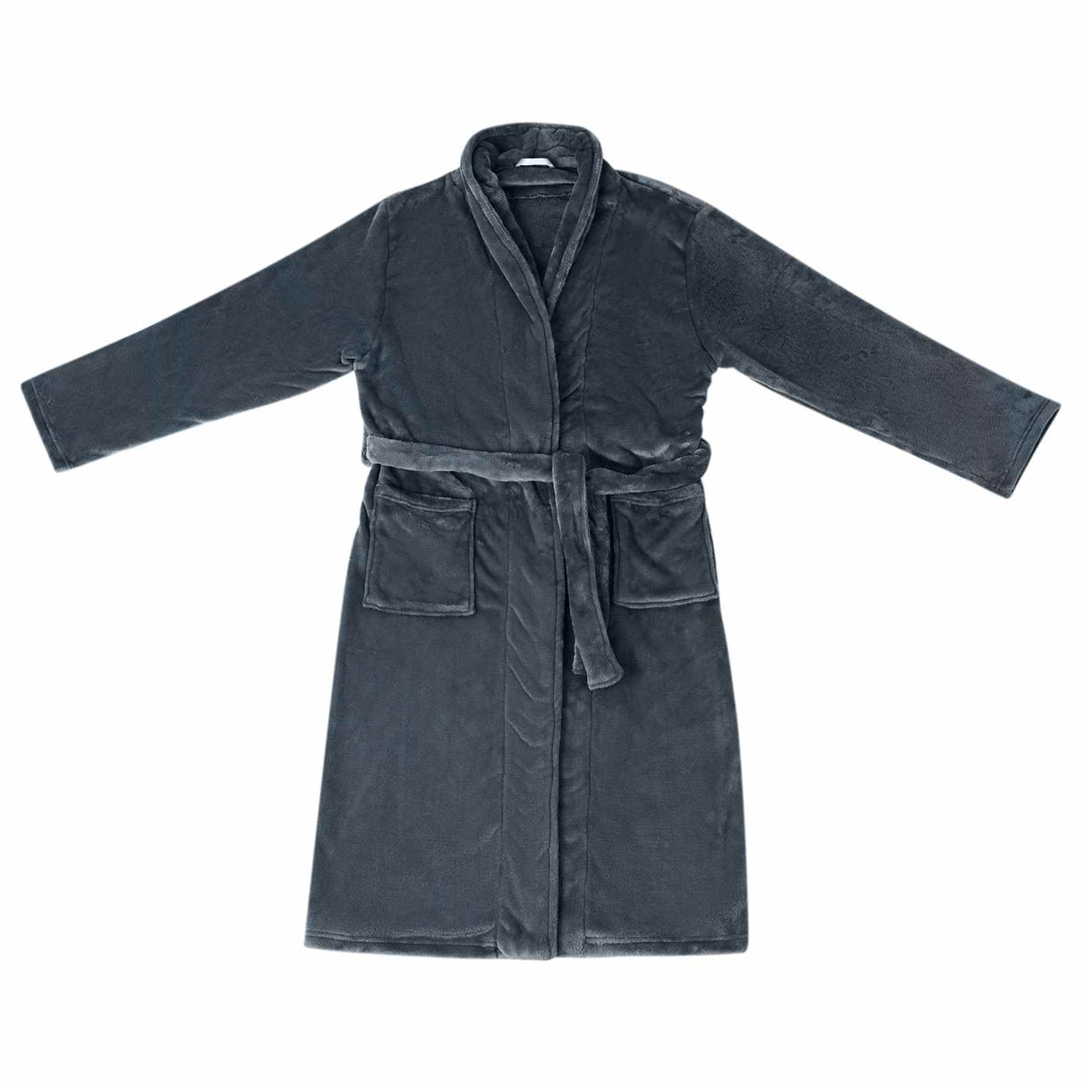 Vidaxl badjas zonder kap marineblauw xl flanel