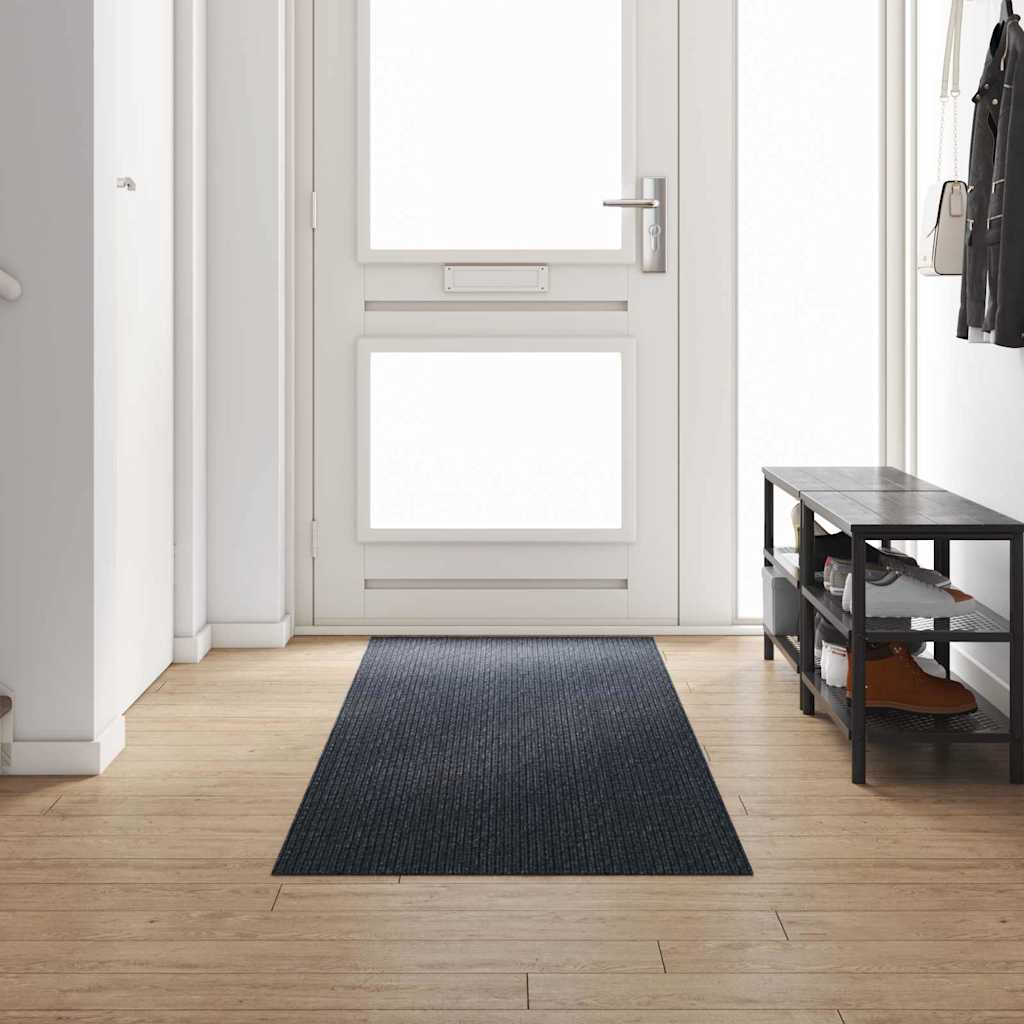 Vidaxl tapijt loper antraciet 80 x 300 cm stof